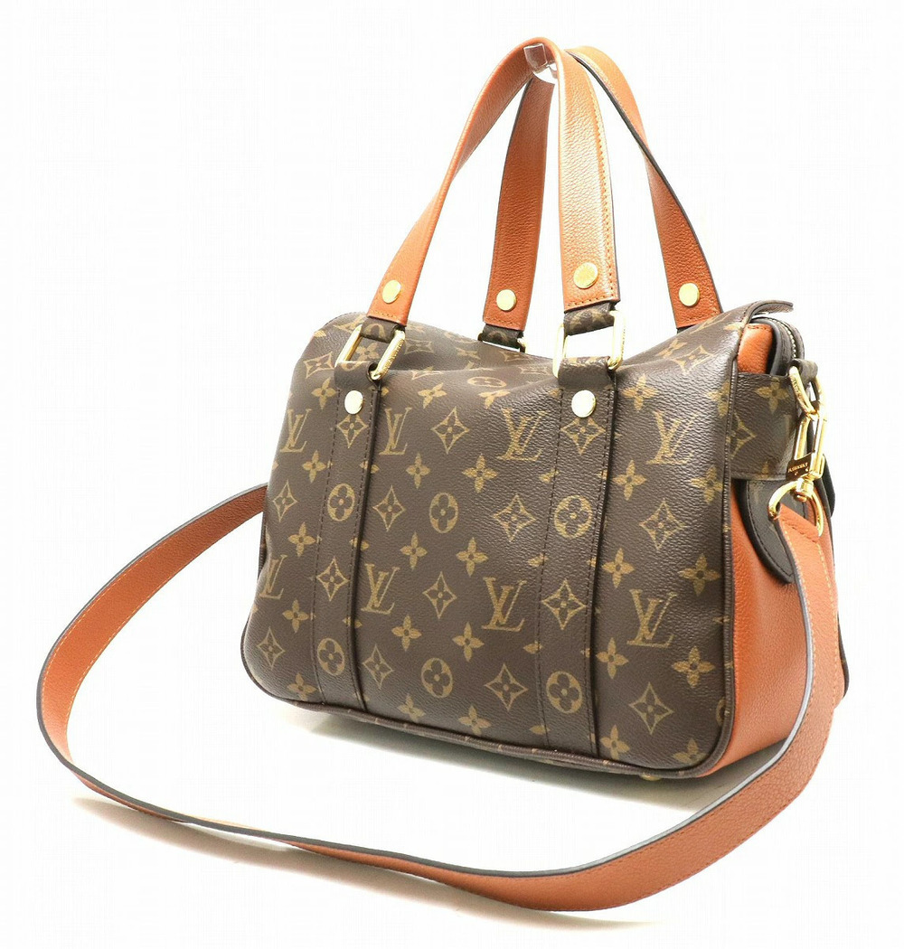 Louis Vuitton Bag Monogram Tan s Shoulder Manhattan Brown 2way Caramel Tan Brown
